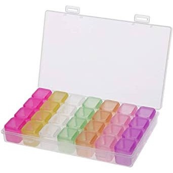 Organizador 28 Divisórias Strass Predrarias Unhas