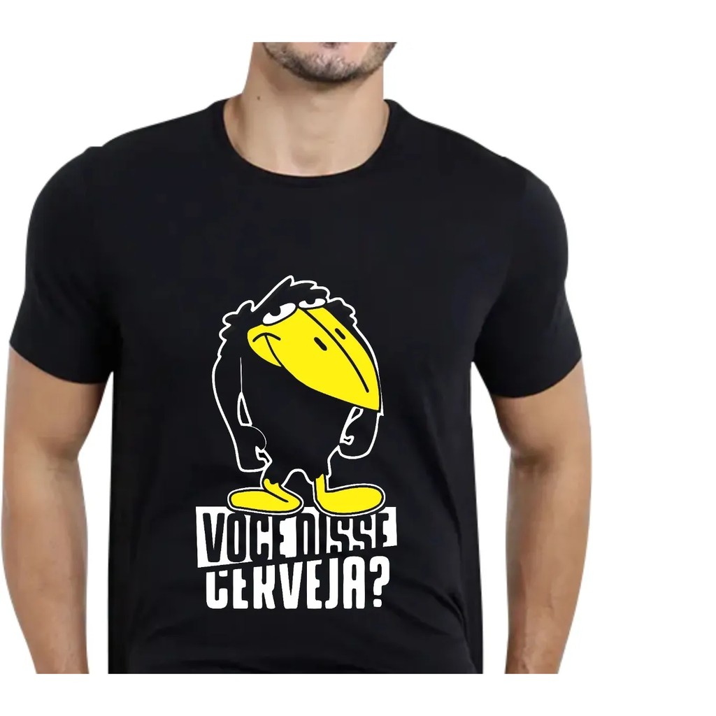 Camisa Camiseta Jubileu Você Disse Cerveja Meme Pica Pau 