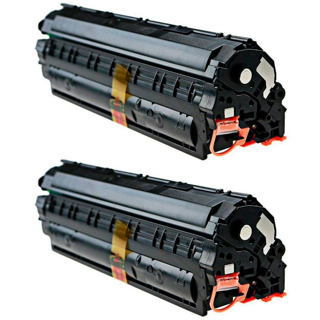 Kit 2x Toner Compatível com 435A 436A 285A p/ P1102w P1102 M1132 M1210 M1212 P1005 P1006 P1505 M1120