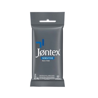 Preservativo Lubrificado Extra Fina que Proporciona a Sensação de Não Estar Usando Nada - Jontex Sensitive - 6 unidades em Oferta na Shopee