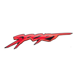 Emblema Chevrolet Sport Astra Vermelho Resinado PU