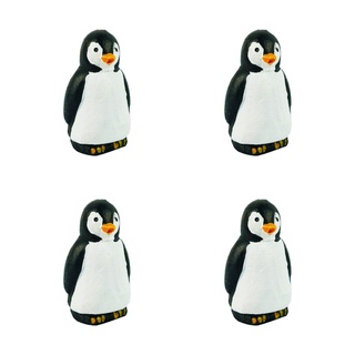 Pinguim Miniatura PCT C/ 4 PCS Jardim Terrário Fonte Enfeite Decoração