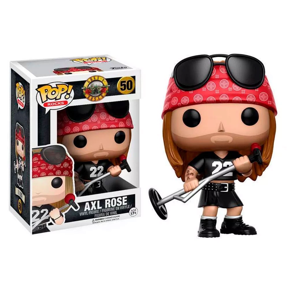 FUNKO POP ROCKS GUNS ROSES AXL ROSE 50 NOVO ORIGINAL em Oferta na Shopee