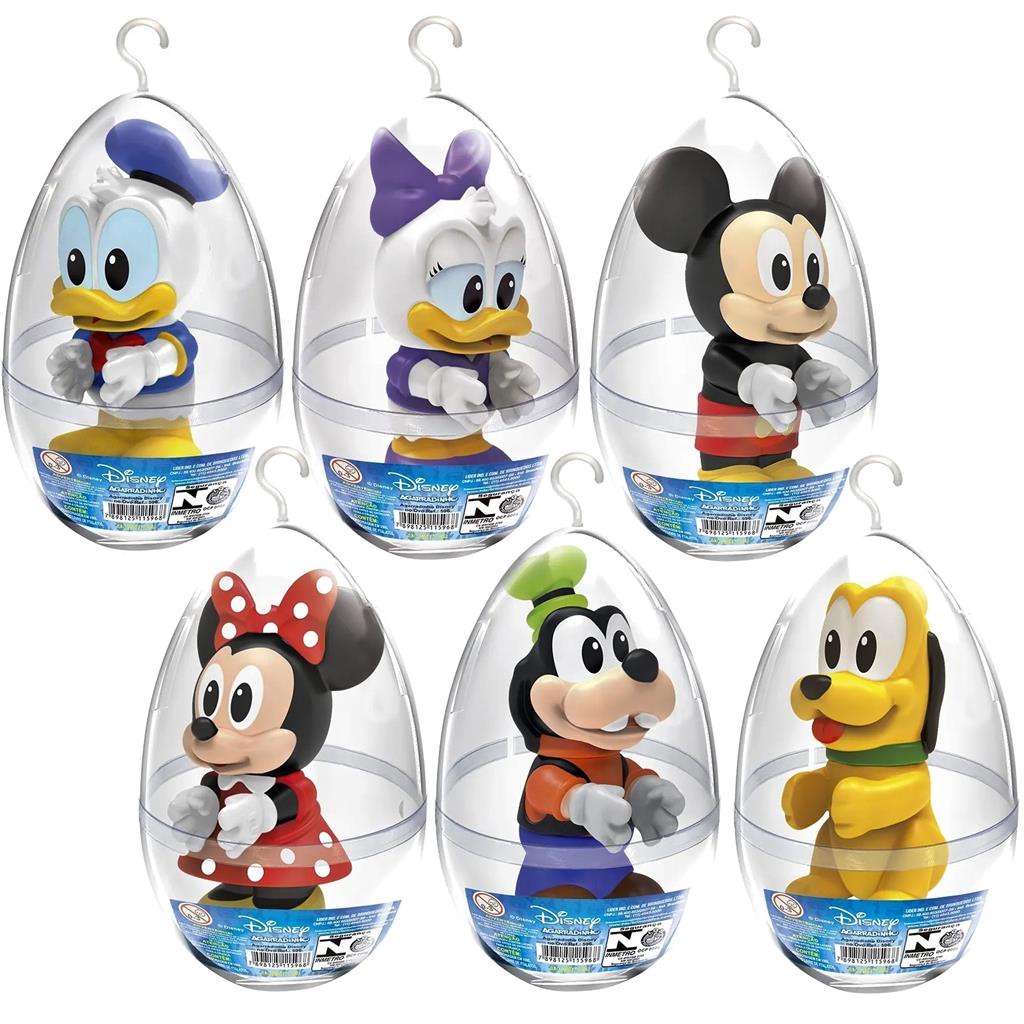 Bonecos Agarradinhos Personagens Disney Baby No Ovo Pascoa - Lider