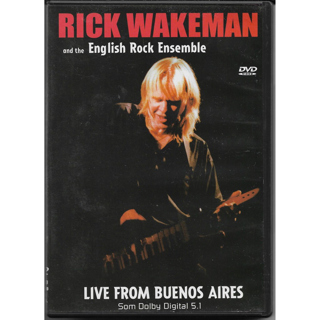 DVD Rick Wakeman - Live From Buenos Aires - Original Usado Excelente Ler Descrição
