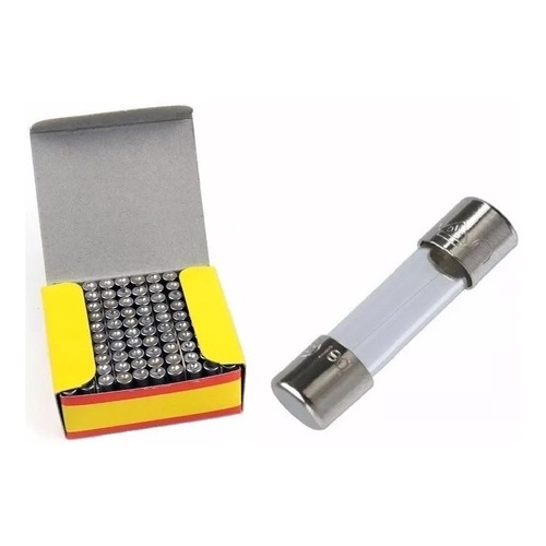 Fusivel de vidro pequeno 5x20 caixa com 100un em Oferta na Shopee