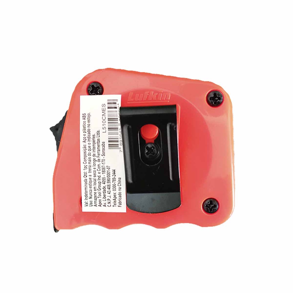 Trena com Trava 3 Metros Fita de Aço Profissiona L500 LUFKIN