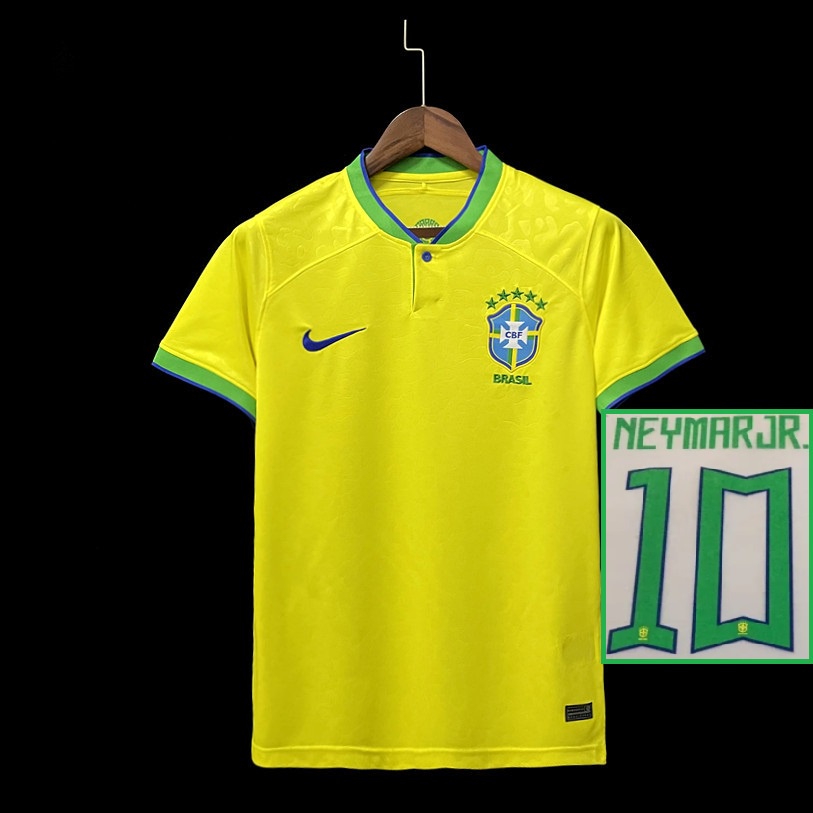 Alta Qualidade Versão Tailandesa 1 : 1 2022 2023 Copa Mundial BL Yellow Home Camisa De Futebol Tamanho S-XXL