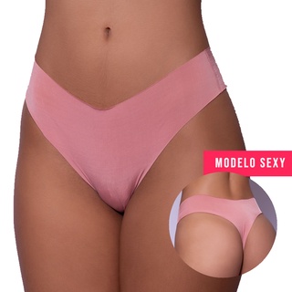 Calcinha Fio Dental Tanga Corte a Laser Sem Costura Não Marca Na Roupa, Moda Íntima Ideal Para o Dia a Dia, Confortável & Duradoura, ART ÍNTIMA