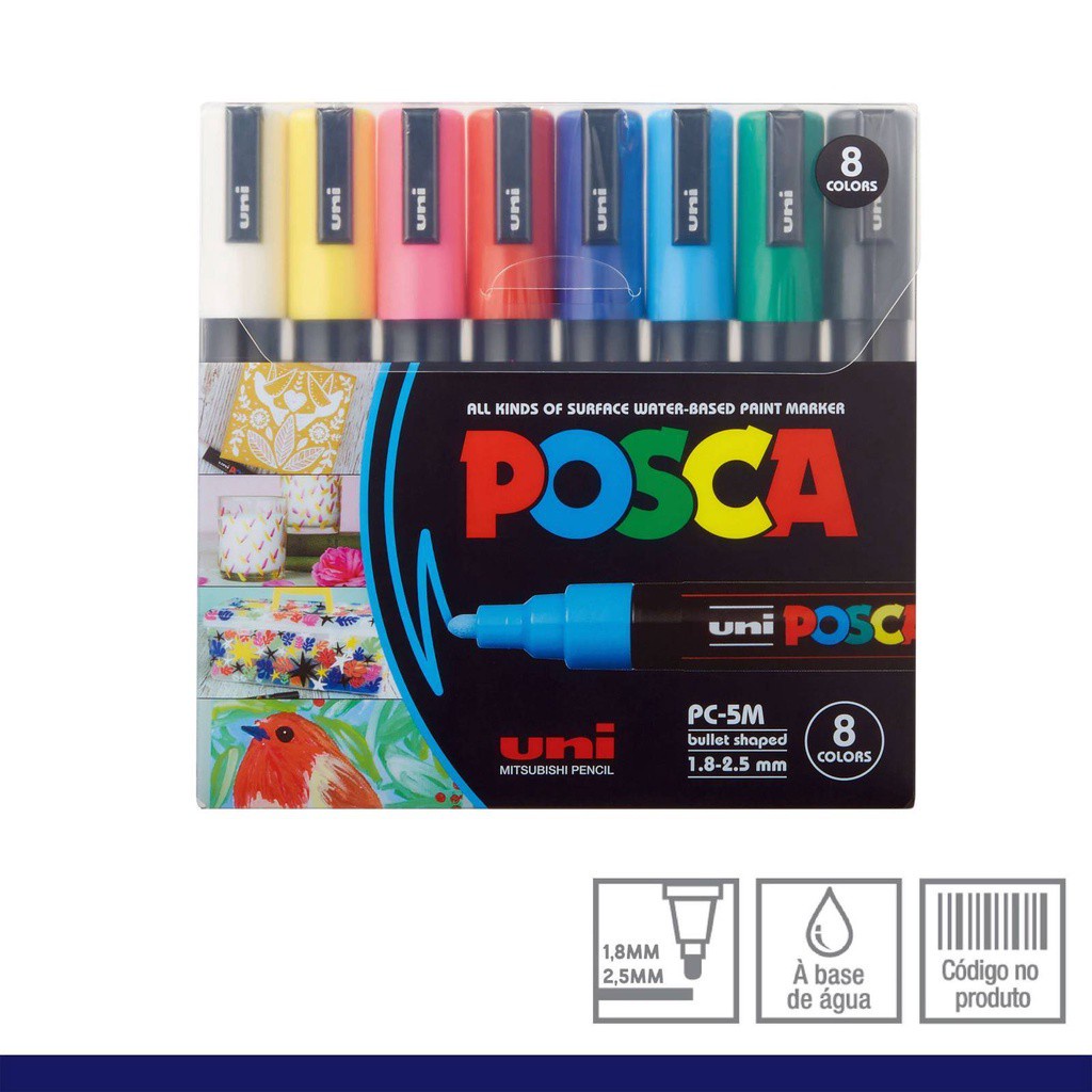 Estojo Caneta Posca 5m: Onde Comprar | BuscaProdutos