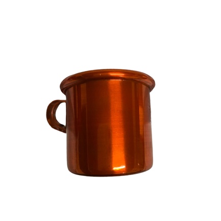 Caneca Copo Aluminio Laranja Escolar Coquetel Festas Moscow Mule 180ml