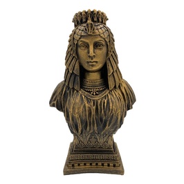 Deusa Isis Busto Egipcio Wicca Resina 20cm