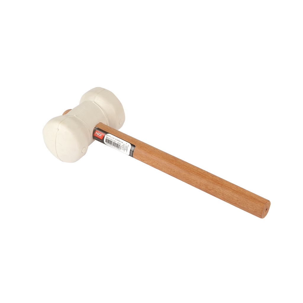 Martelo de Borracha Branco 40mm - Home & Living