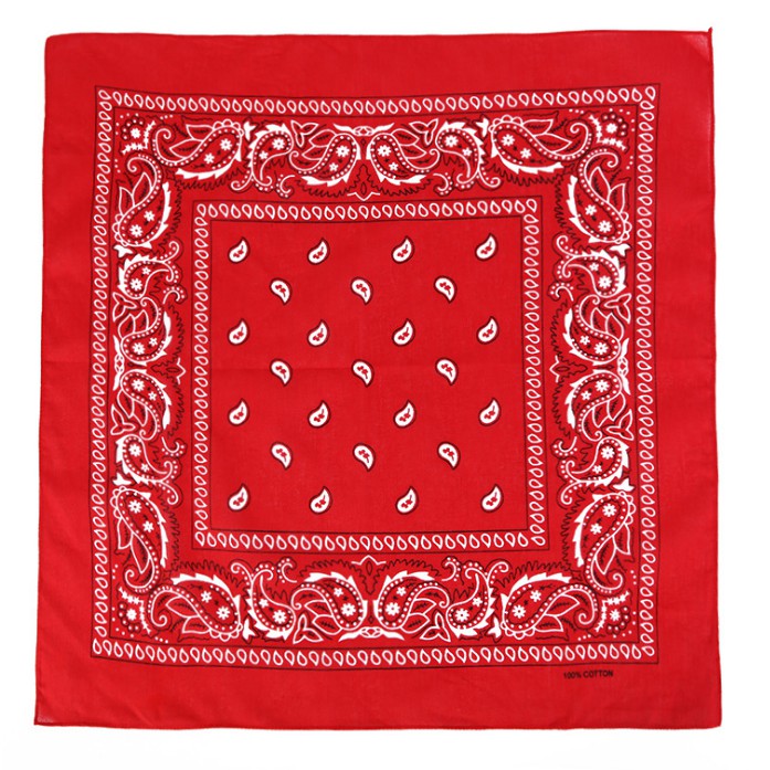 BANDANA SUPER FASHION TAMANHO VERMELHO 55×55cm em Oferta na Shopee
