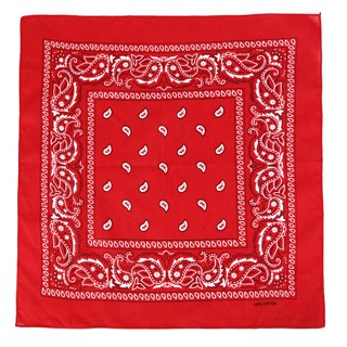 BANDANA SUPER FASHION TAMANHO VERMELHO 55×55cm em Oferta na Shopee