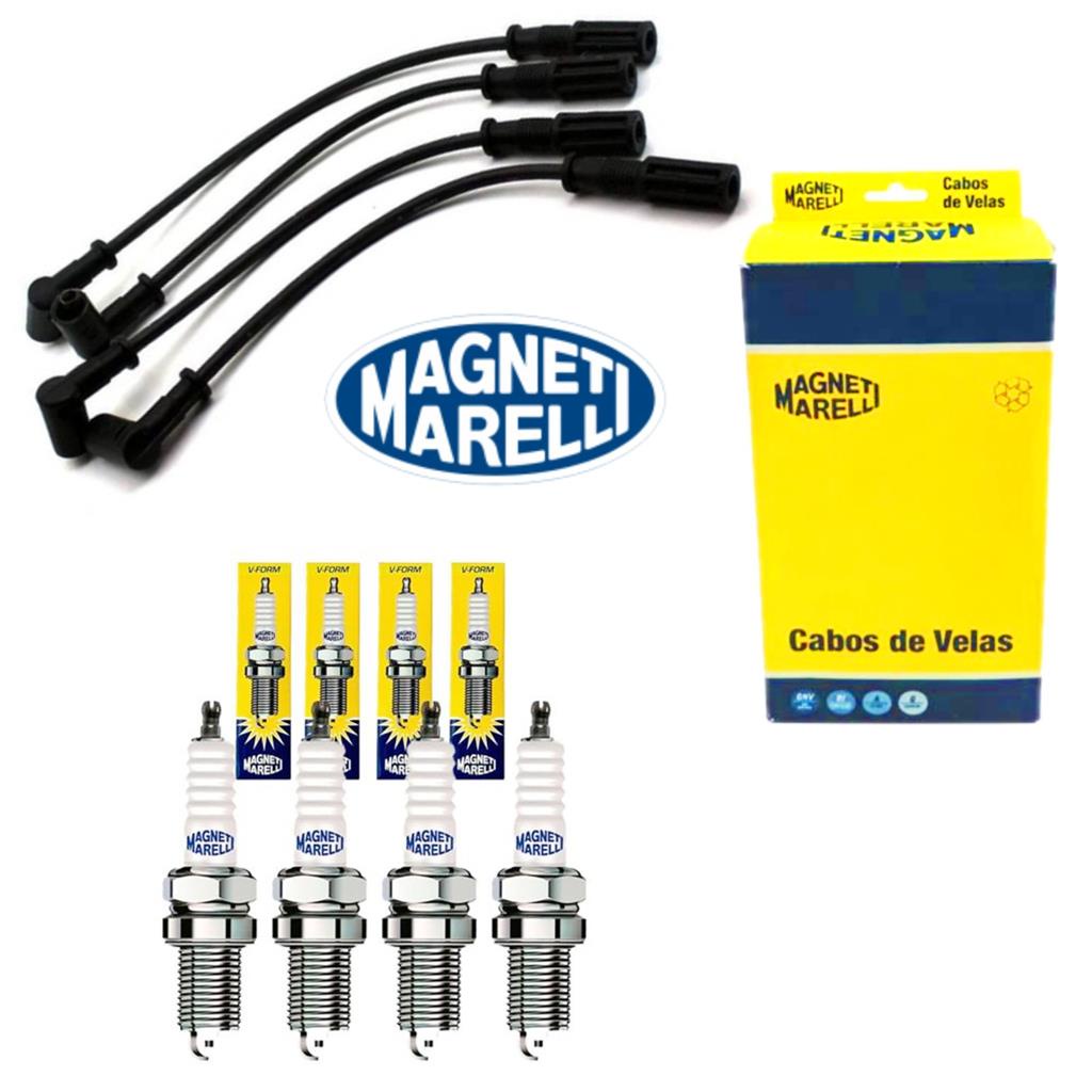 Kit Cabo de Vela + Jogo de Velas de Ignicao Uno 1.0 Mille 93 A 2001 em Oferta na Shopee