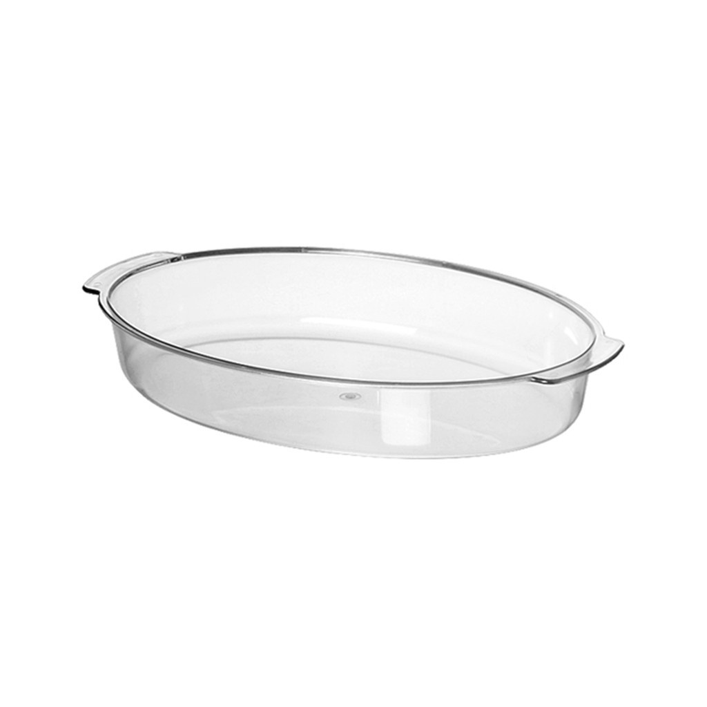Travessa Acrílica Oval 20x29 cm Petisqueira Saladeira em Oferta na Shopee