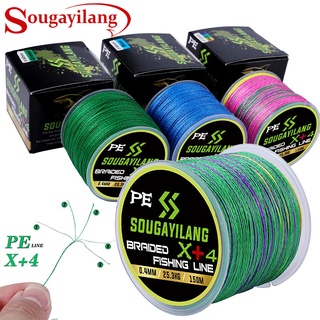 Sougayilang Linha Trançada Multifilamento Super Forte 4 Fios 12.3lb-55.8lb Japão Super Forte