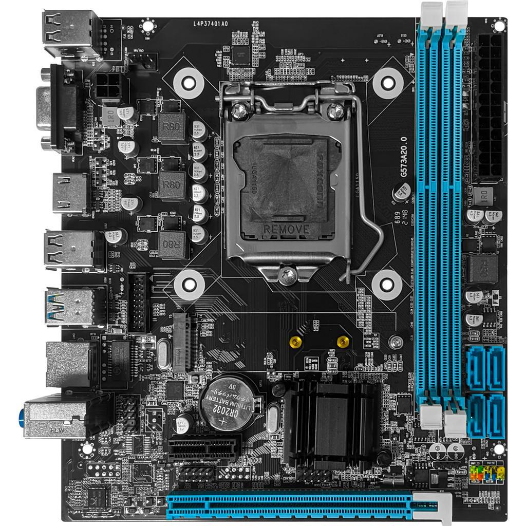 Placa-Mãe H81 Intel LGA 1150 NVME M2 2x DDR3 Micro-ATX HDMI e VGA