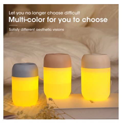 Mini Umidificador Aromatizador de Ar Com Luz Portátil TX2029