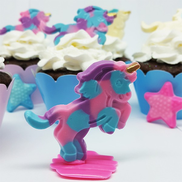 Forma Simples em Acetato BWB Para Bombom, Doces Dia Das Crianças e Infantil - (i5) 9386 - Unicórnio. - Home & Living