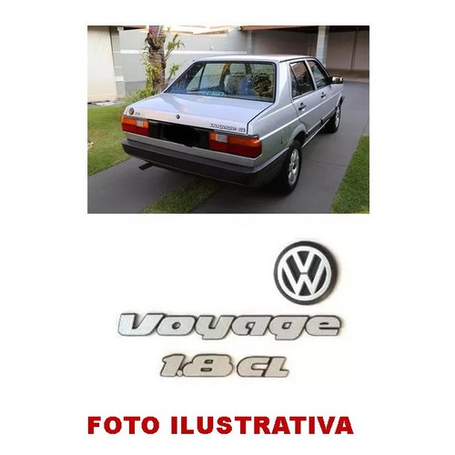 Kit Emblemas Voyage 1.8 Cl Volkswagen - 1991 A 1995
