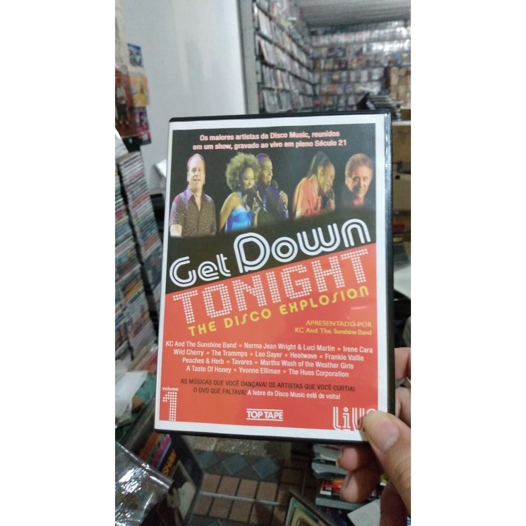 dvd get down tonight (the disco explosion)kc and sunshine band