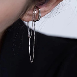 Nova Longa Borla Ear Cuff Multilayer Nenhum Piercing Gancho Brincos Clipe Para Mulheres Presente Da Jóia Do Temperamento Simples