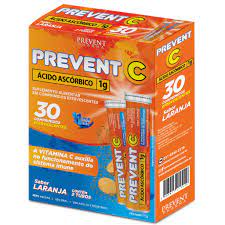 Prevent C Vitamina C Prevent Pharma com 30 comp efervescentes | Shopee ...