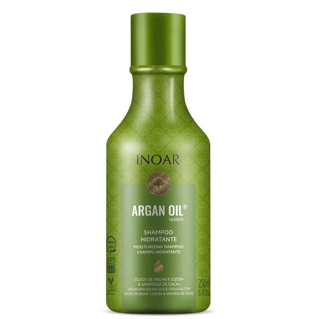 Inoar Argan Oil System Shampoo 250ml em Oferta na Shopee