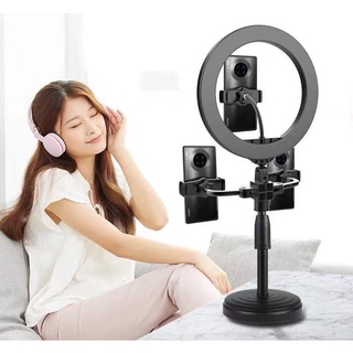 A nova luz de embelezamento de LED para desktop de 10 polegadas, que pode tirar fotos e vídeos ao vivo ...