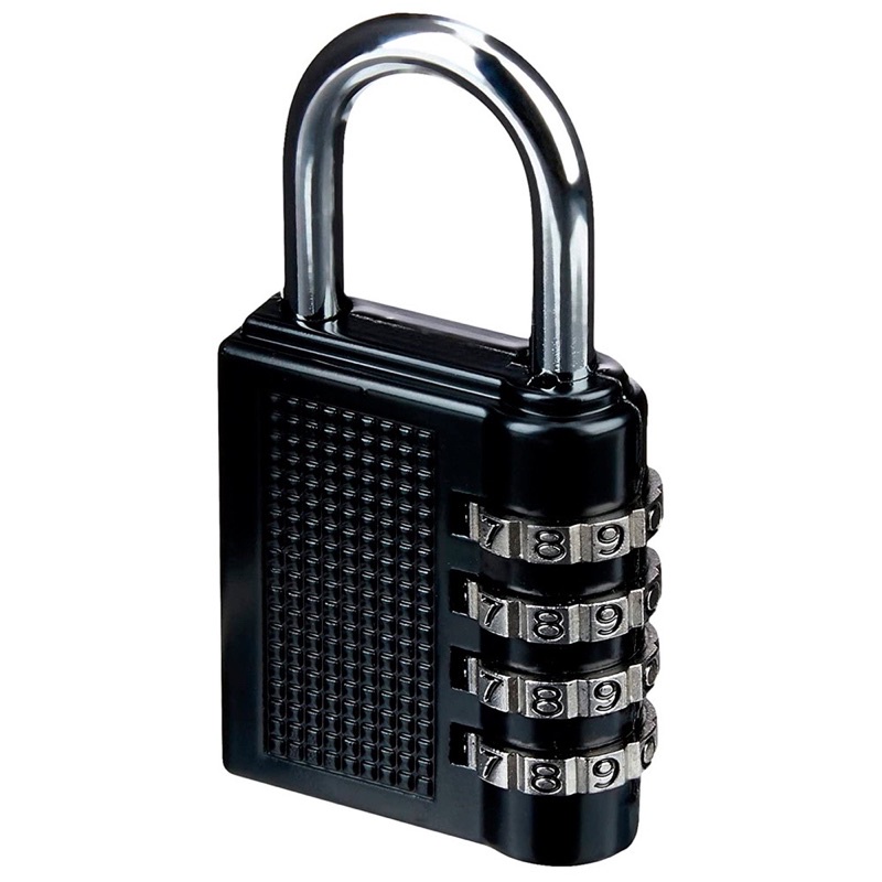 Cadeado Com Segredo 40mm 4 Números De Combinação Modificável Com Senha Código Armário Academia Mochila em Oferta na Shopee