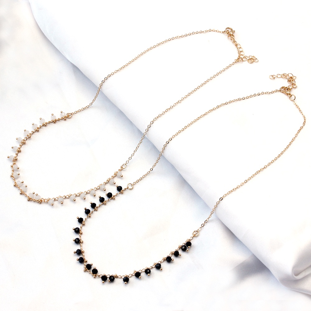 Colar Ouro Choker com Pedraria Dourado Colar da Moda Choker 01