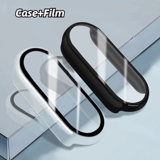Para Xiaomi miband mi band 10 9 8 7 6 5 4 3 NFC Moda Hard PC Frame Bumper Cover Case + HD Slim Vidro Temperado Protetor em Oferta na Shopee
