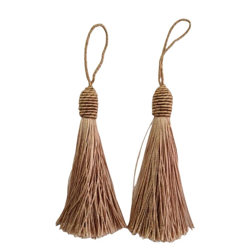 Espanador Grande - Dourado com Dourado - 9Cm - Pct c/ 10 Unid