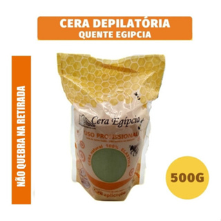 Cera Quente Egipcia Elástica Para Depilação Espanhol Algas 500g em Oferta na Shopee