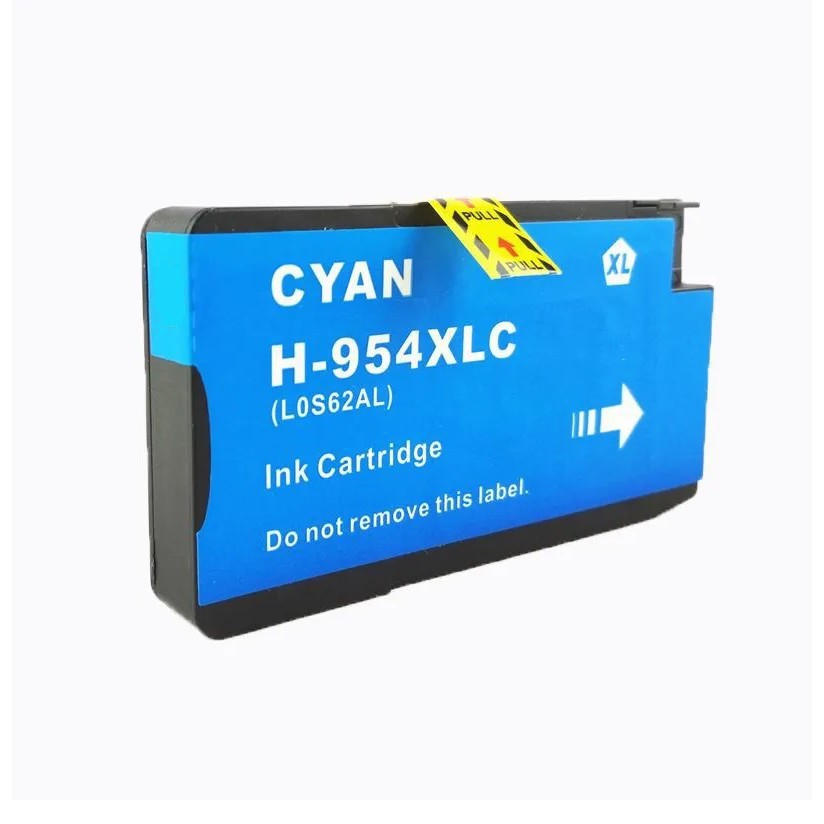 Cartucho de Tinta Ciano compatível HP Officejet Pro 7720 7740 8710 8715 8720 8716 8725 8210 8740 8730 8702 7730 8218 Wide Format All-in-One 954 954XL