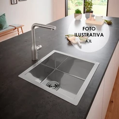 Cuba Pia Cozinha Gourmet Luxo Aço Inox