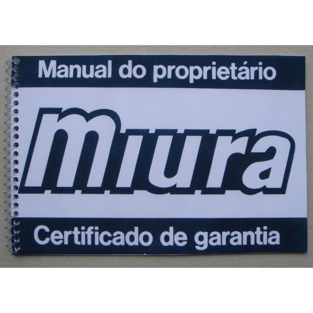 Manual Miura Spider Targa Saga Top. Sport X11