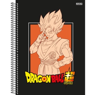 Caderno Espiral Capa Dura Universitário 1 Matéria Dragon Ball 80Fls São Domingos
