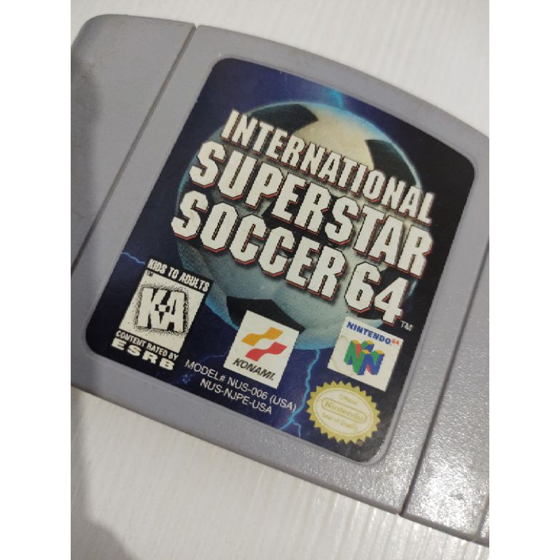 International Super Star Soccer 64 Nintendo 64 Shopee Brasil