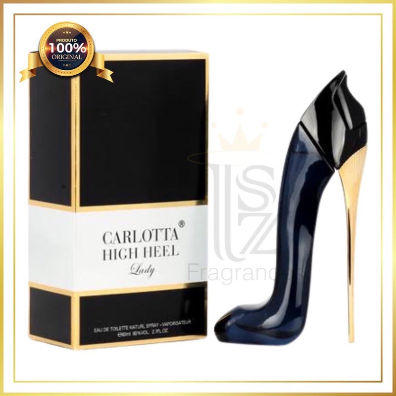 Perfume Sapatinho Carlotta High Heel Lady 80ml — Fragrância Good Girl BeeCost