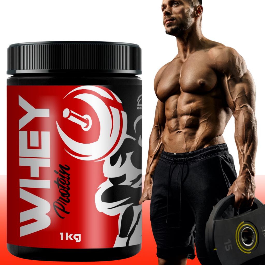 Whey Protein 1KG Concentrado 100% Glúten Free