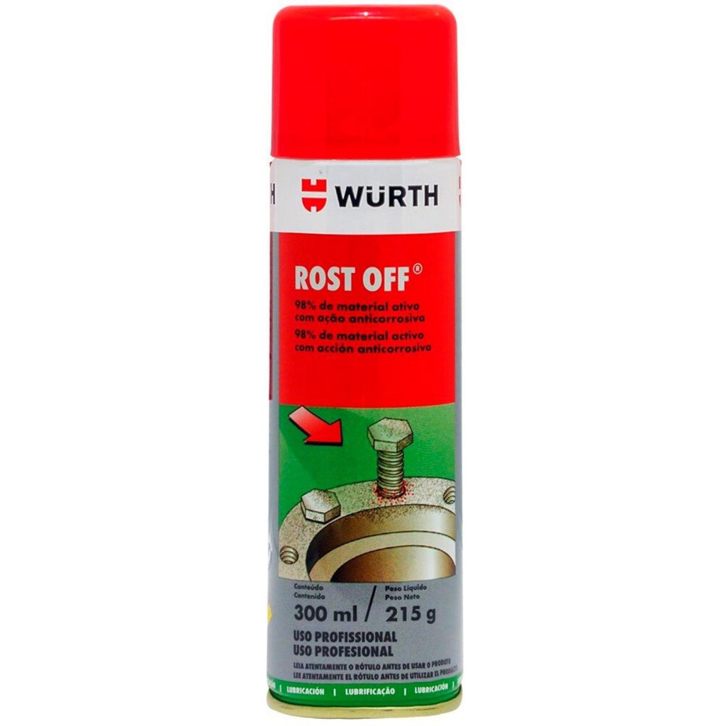 Desengripante Rost Off Wurth - Micro Óleo Lubrificante 300ml em Oferta na Shopee