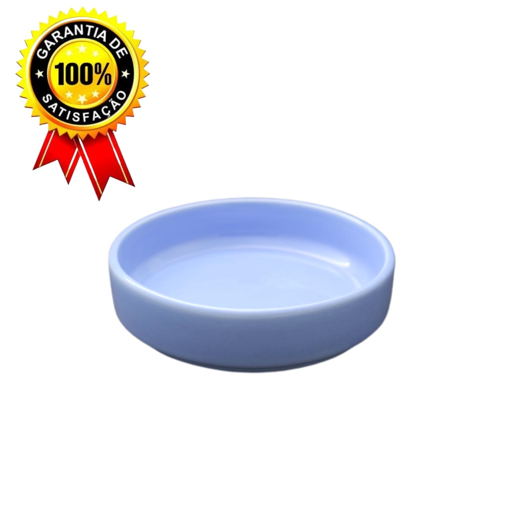 Prato Para Cachorro De Porcelana Raso 2ª Linha 200ml Comedouro em Oferta na Shopee