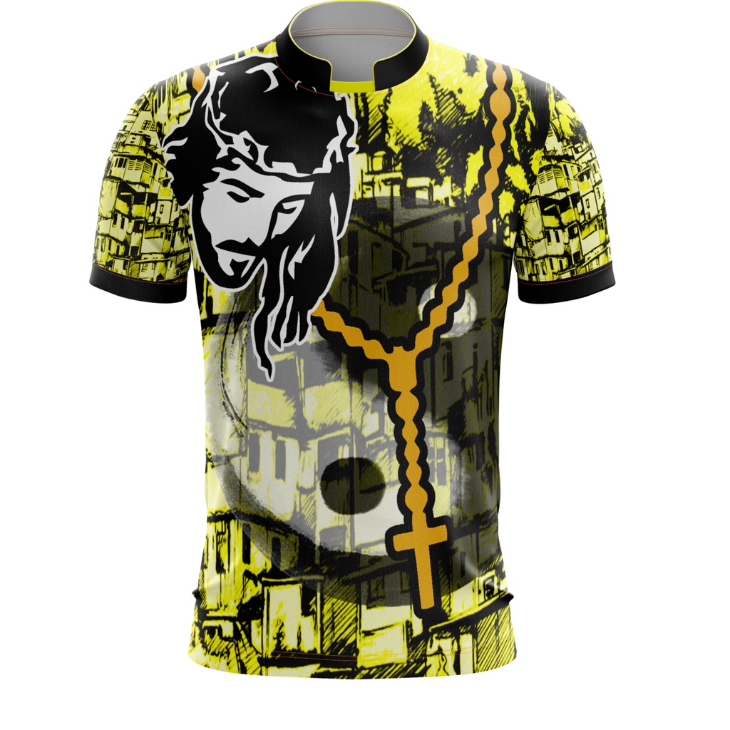 Camisa/peita De Quebrada Jesus Minha Proteção em Oferta na Shopee