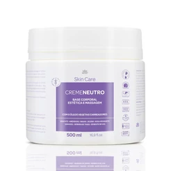 Creme Neutro Base 100% natural e vegano 500g Base corporal de creme neutro Skin Care 500g WNF