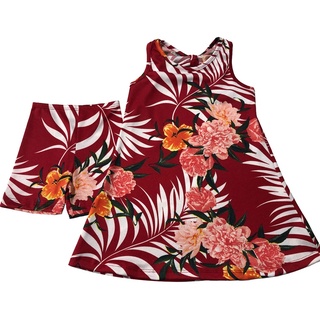2 Peças Vestido e Short Infantil Menina Bebê Tamanho 1 ao 3