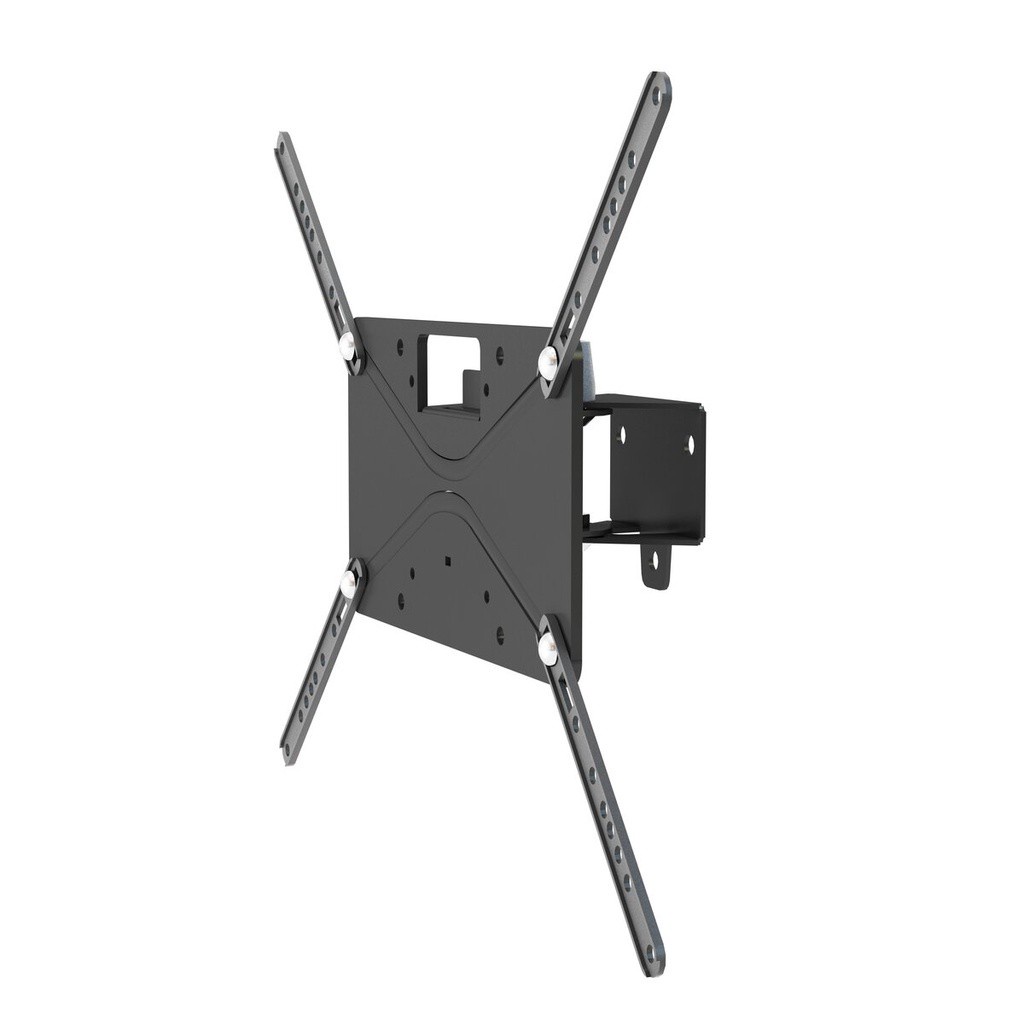 Suporte articulado com inclinação. Possui três níveis de inclinação que vão de 0° a 15°. Instalação simples e trava de segurança. Distância da parede: 85mm.STPA 600 Suporte De Tv Philips Articulado 26 32 39 40 42 43 49 50 55