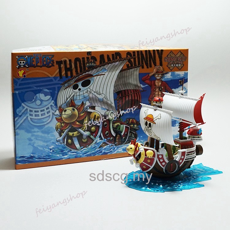One Piece Thousand Sunny Navio Pirata Modelo Diy